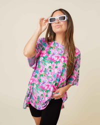 Baby Kids Bamboo Pajamas — Aloha, Beaches Women's Oversized T-Shirt — Image 1