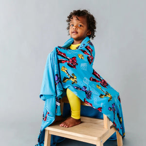 Bums & Roses - Baby & Kids Bamboo Pajamas - Bum Bum Blanket Transformers™ Autobots & Decepticons - Image 1