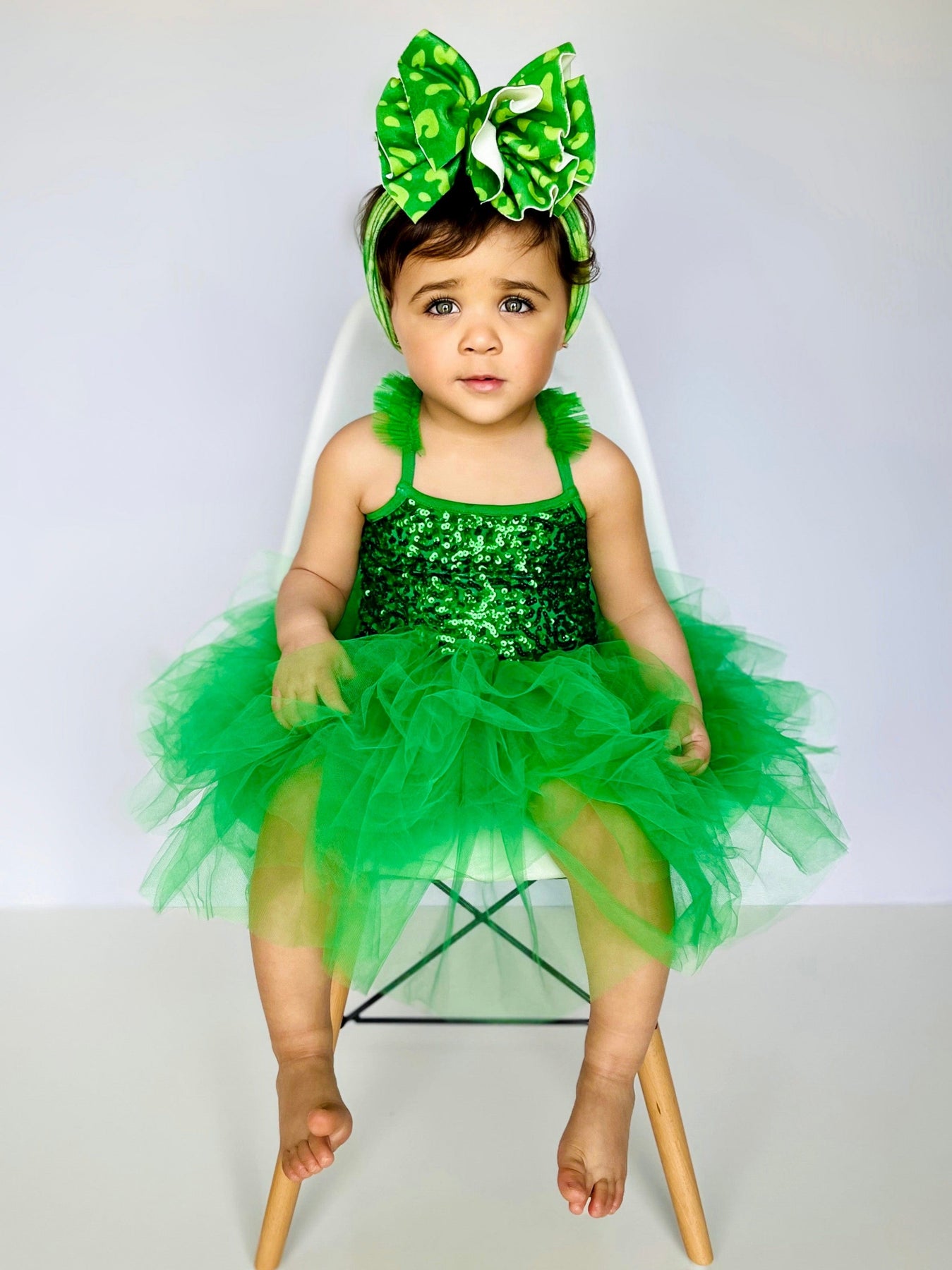 Green Sequin Tulle Tutu Dress Green Sequin Tulle Tutu Dress