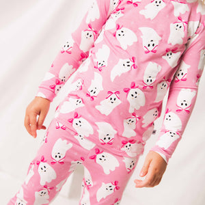 Baby Kids Bamboo Pajamas — BOOsties Forever Long Sleeve Pajama Set — Image 1