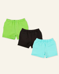 Baby Kids Bamboo Pajamas — Pull-On Shorts Bundle — Image 1