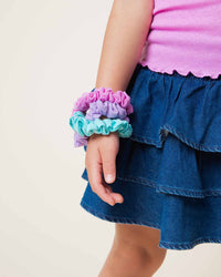 Baby Kids Bamboo Pajamas — 3-Pack Small Scrunchies — Image 3