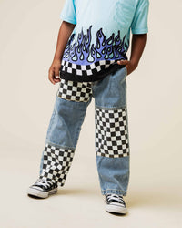 Baby Kids Bamboo Pajamas — Fast & Curious Denim Jeans — Image 1