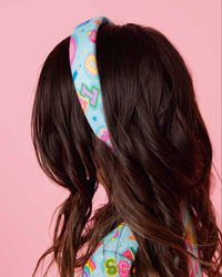 Baby Kids Bamboo Pajamas — Cheer We Go Headband — Image 4