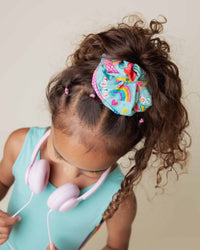 Baby Kids Bamboo Pajamas — Cheer We Go Large Scrunchie — Image 1