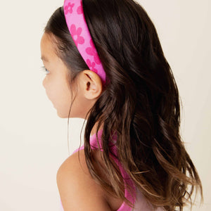 Baby Kids Bamboo Pajamas — Daisy Bell Headband — Image 4