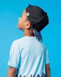 Baby Kids Bamboo Pajamas — Fast & Curious Hat — Image 1