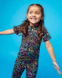 Baby Kids Bamboo Pajamas — Highlight of My Day Short Sleeve Pajama Set — Image 6