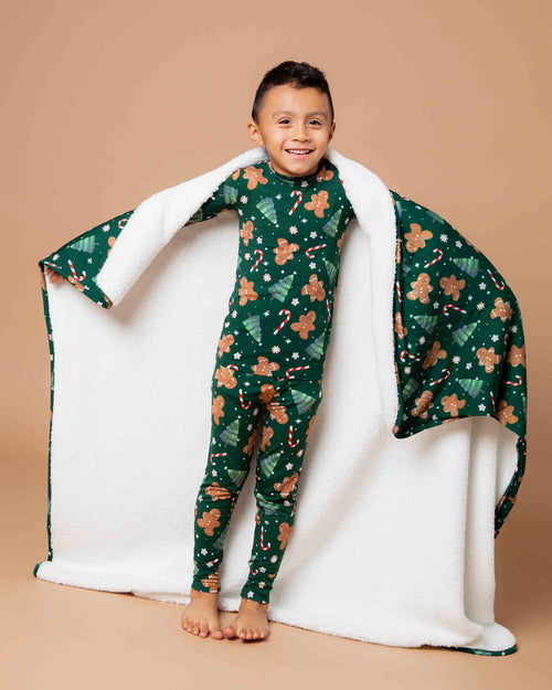 Baby Kids Bamboo Pajamas — Bake it Happen Bum Bum Blanket - Plush — Image 8