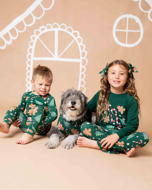 Baby Kids Bamboo Pajamas — Bake it Happen Dog Sweater — Image 4