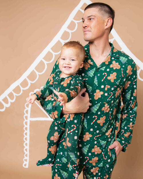 Baby Kids Bamboo Pajamas — Bake it Happen Footie — Image 6