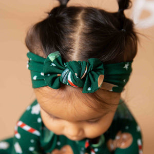 Baby Kids Bamboo Pajamas — Bake it Happen Headwrap — Image 1