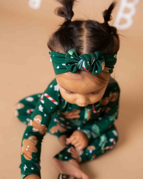 Baby Kids Bamboo Pajamas — Bake it Happen Headwrap — Image 6