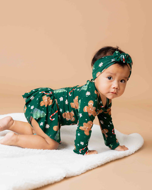 Baby Kids Bamboo Pajamas — Bake it Happen Headwrap — Image 5