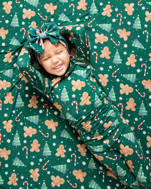 Baby Kids Bamboo Pajamas — Bake it Happen Long Sleeve Pajama Set — Image 5