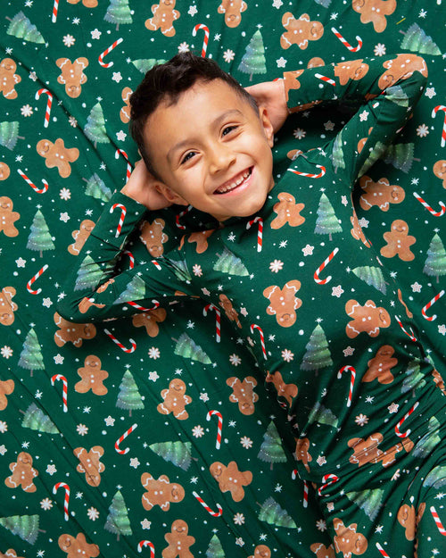 Baby Kids Bamboo Pajamas — Bake it Happen Long Sleeve Pajama Set — Image 8