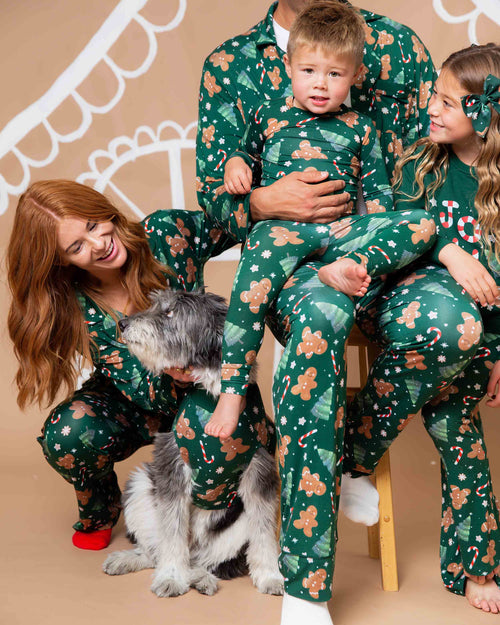 Baby Kids Bamboo Pajamas — Bake it Happen Long Sleeve Pajama Set — Image 9