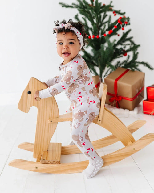 Bums & Roses - Baby & Kids Bamboo Pajamas - Baking Spirits Bright Convertible Romper - Image 28