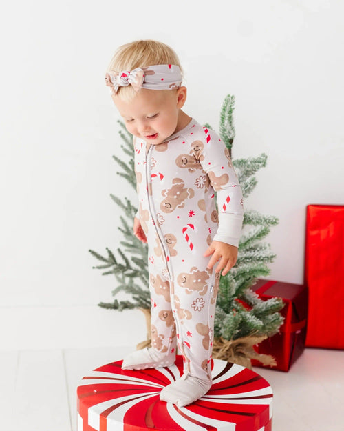 Bums & Roses - Baby & Kids Bamboo Pajamas - Baking Spirits Bright Convertible Romper - Image 27