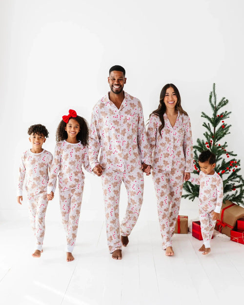 Baby Kids Bamboo Pajamas — Baking Spirits Bright Men's Pajama Set — Image 5