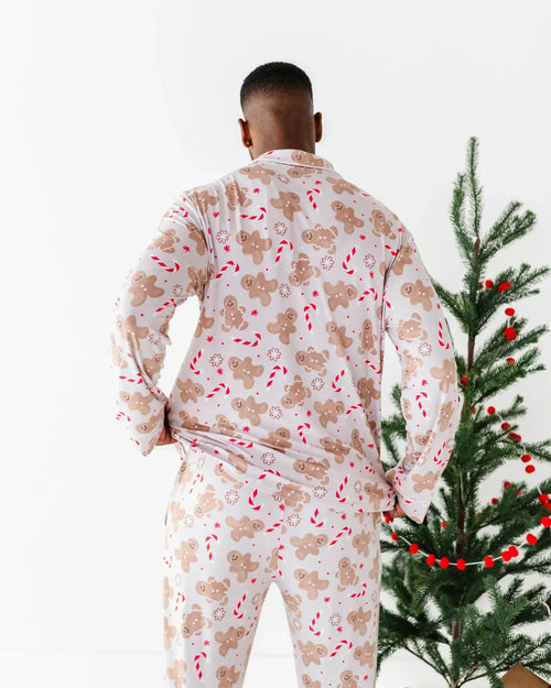 Baby Kids Bamboo Pajamas — Baking Spirits Bright Men's Pajama Set — Image 19