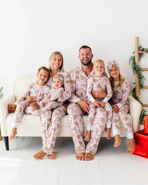 Baby Kids Bamboo Pajamas — Baking Spirits Bright Men's Pajama Set — Image 20