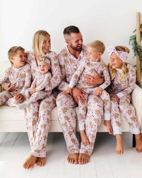 Baby Kids Bamboo Pajamas — Baking Spirits Bright Men's Pajama Set — Image 2