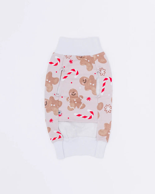 Baby Kids Bamboo Pajamas — Baking Spirits Bright Dog Sweater — Image 4