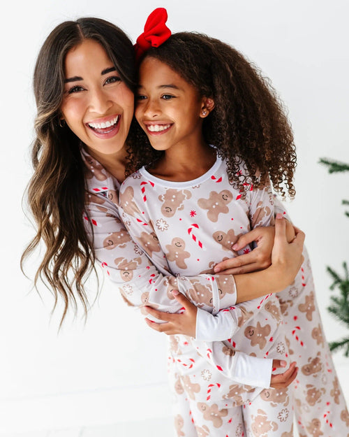 Baby Kids Bamboo Pajamas — Baking Spirits Bright Women's Pajama Set — Image 8