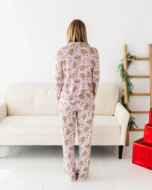Baby Kids Bamboo Pajamas — Baking Spirits Bright Women's Pajama Set — Image 15