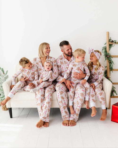 Baby Kids Bamboo Pajamas — Baking Spirits Bright Women's Pajama Set — Image 2