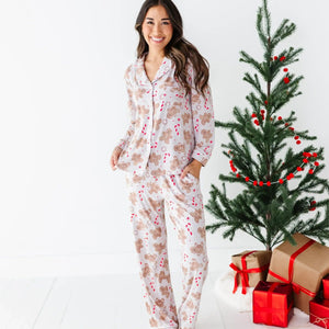 Bums & Roses - Baby & Kids Bamboo Pajamas - Baking Spirits Bright Women's Pajama Set - Image 1