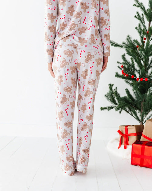 Baby Kids Bamboo Pajamas — Baking Spirits Bright Women's Pajama Set — Image 23