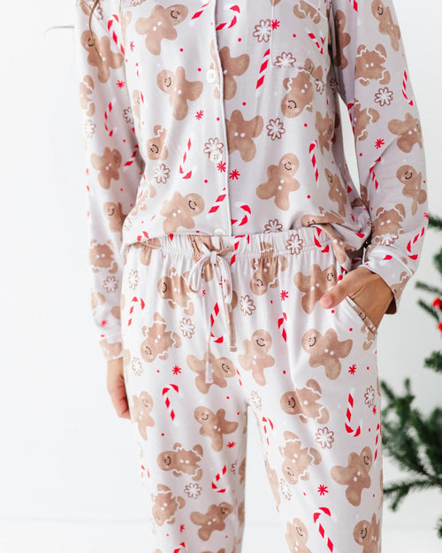 Baby Kids Bamboo Pajamas — Baking Spirits Bright Women's Pajama Set — Image 9