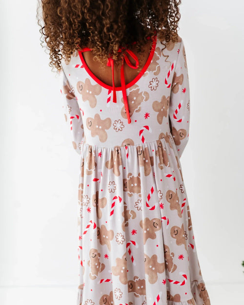 Baby Kids Bamboo Pajamas — Baking Spirits Bright Girls Dress — Image 11