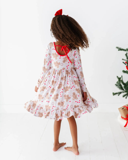 Baby Kids Bamboo Pajamas — Baking Spirits Bright Girls Dress — Image 15