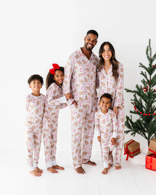 Baby Kids Bamboo Pajamas — Baking Spirits Bright Two-Piece Pajama Set — Image 9
