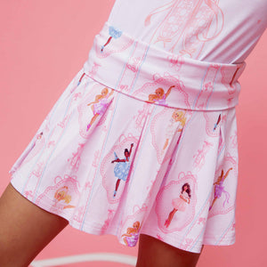 Baby Kids Bamboo Pajamas — Barbie™ Ballet Girls Skort — Image 1