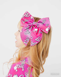 Baby Kids Bamboo Pajamas — Barbie™ Iconic Woven Alligator Clip — Image 1