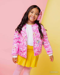 Baby Kids Bamboo Pajamas — Barbie™ Star Power Girls Quilted Jacket — Image 1