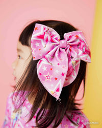 Baby Kids Bamboo Pajamas — Barbie™ Star Power Woven Alligator Clip — Image 1