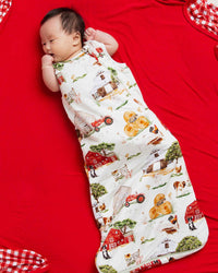 Baby Kids Bamboo Pajamas — Barn to Be Wild Sleep Sack — Image 1