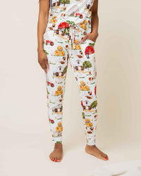 Baby Kids Bamboo Pajamas — Barn to Be Wild Women's Pants — Image 1