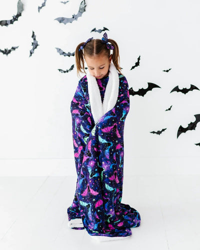 Bums & Roses - Baby & Kids Bamboo Pajamas - Bat Attitude Bum Bum Blanket - Plush - Image 1