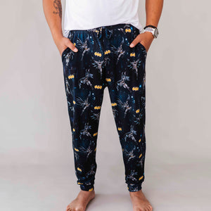 Bums & Roses - Baby & Kids Bamboo Pajamas - BATMAN™ Caped Crusader Men's Lounge Pants - Image 4