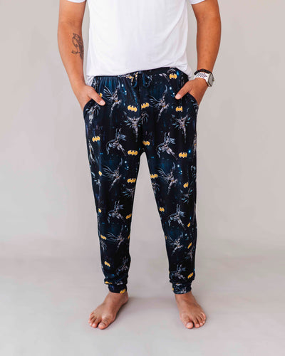 Bums & Roses - Baby & Kids Bamboo Pajamas - BATMAN™ Caped Crusader Men's Lounge Pants - Image 4