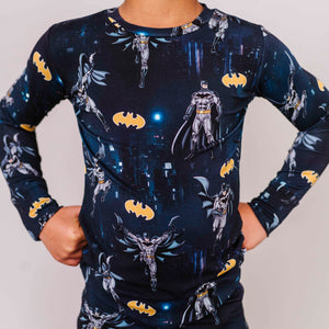 Bums & Roses - Baby & Kids Bamboo Pajamas - BATMAN™ Caped Crusader Two-Piece Pajama Set - Image 11