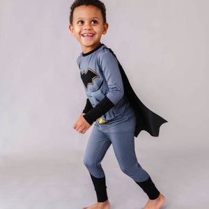 Bums & Roses - Baby & Kids Bamboo Pajamas - BATMAN™ Costume Two-Piece Set - Image 1