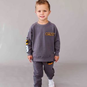 Baby Kids Bamboo Pajamas — BATMAN™ Jogger Set — Image 1