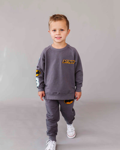 Bums & Roses - Baby & Kids Bamboo Pajamas - BATMAN™ Jogger Set - Image 1